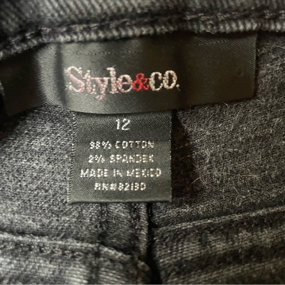 Style & Co. women’s black jeans size 12 - Picture 4 of 5